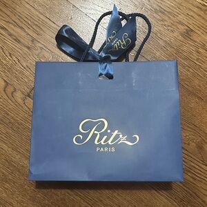 Ritz Paris Hotel medium gift bag with ribbon